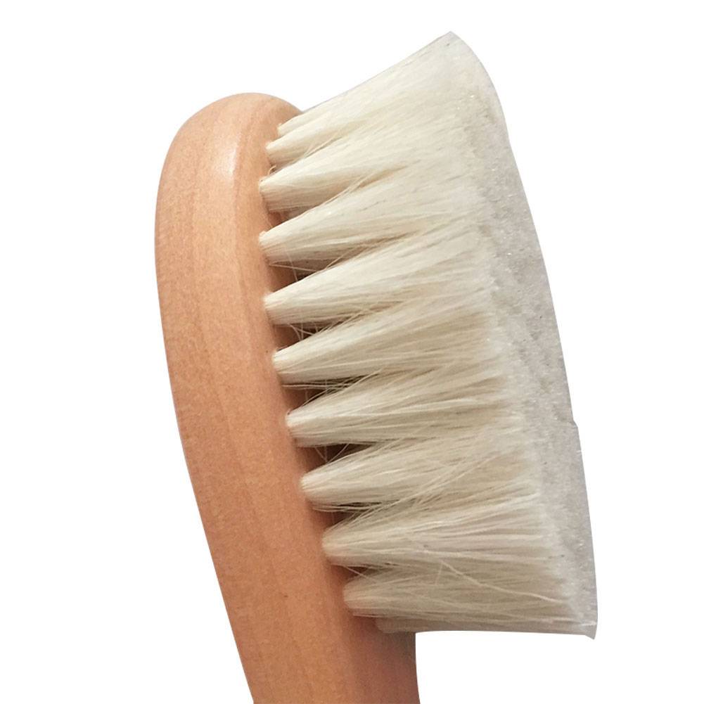 Natural Wood Hairbrush and Comb Kit