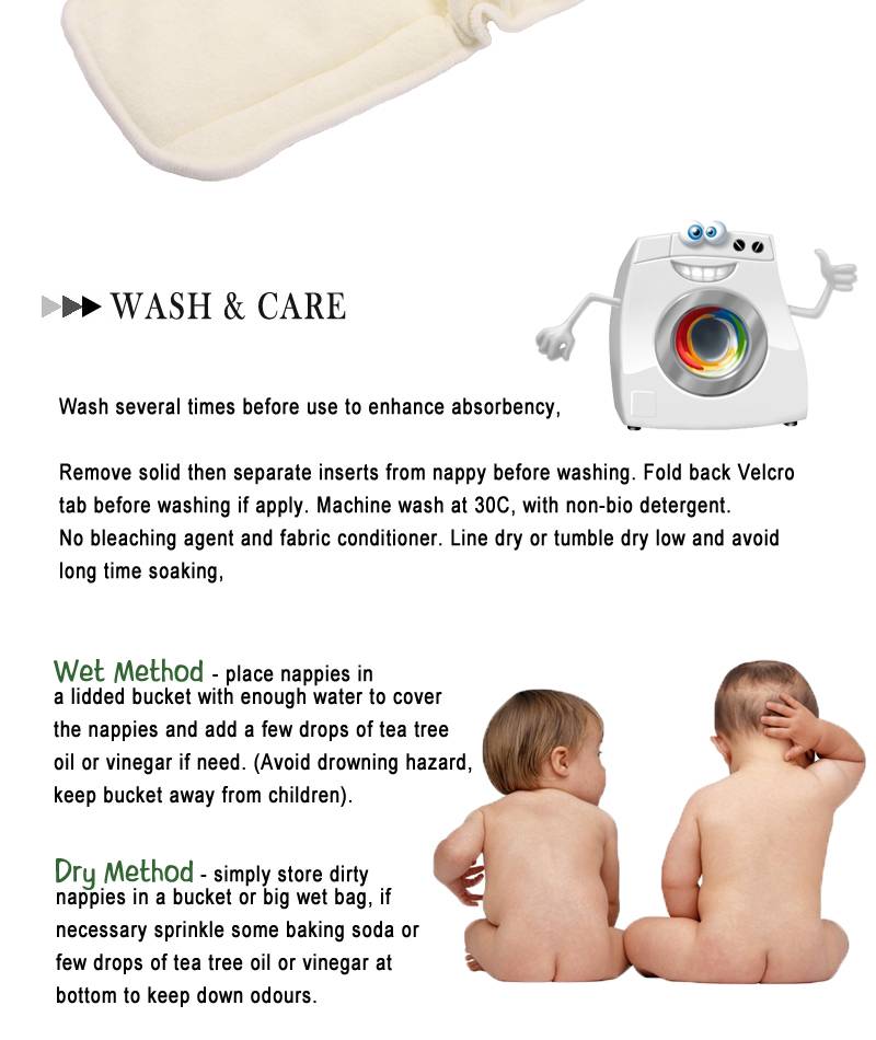 Baby's Reusable Washable Diaper Inserts Set, 10 Pcs Baby Care Nappy Changing Type : 10 Pcs Microfibre|10 Pcs Charcoal|10 Pcs Bamboo|Charcoal Crescent 10 Pcs |Bamboo Crescent 10 Pcs