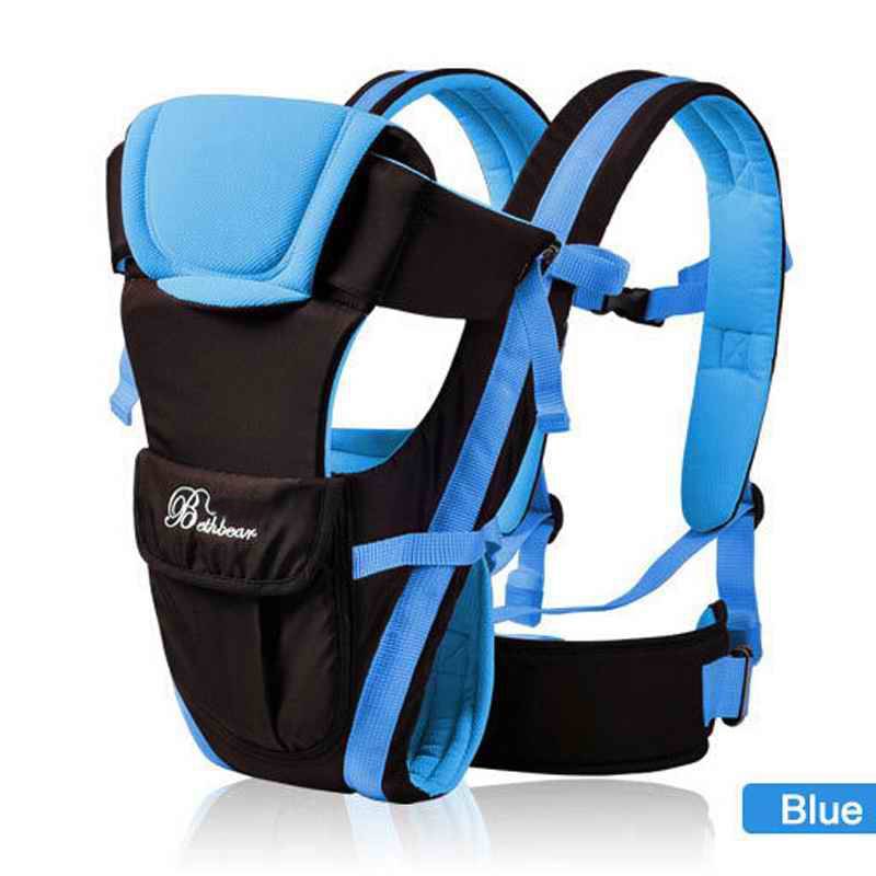 4 in 1 Baby's Breathable Front Carrier Activity & Gear Baby Carriers & Backpacks Color : Blue|Pink|Orange|Beige