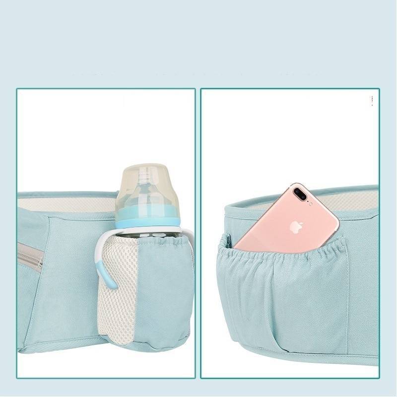 Kangaroo Baby Carrier With Hip Seat Activity & Gear Baby Carriers & Backpacks Style : Four Seasons Blue|Four Seasons Green|Pink, Four Seasons|Cotton Blue|Breathable Pink|Breathable Green|Breathable Red|Breathable Navy Blue
