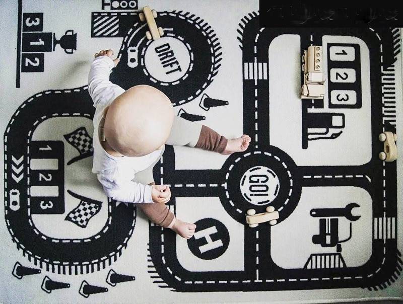 Baby's Roads Play Mat