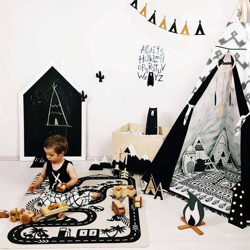 Baby's Roads Play Mat