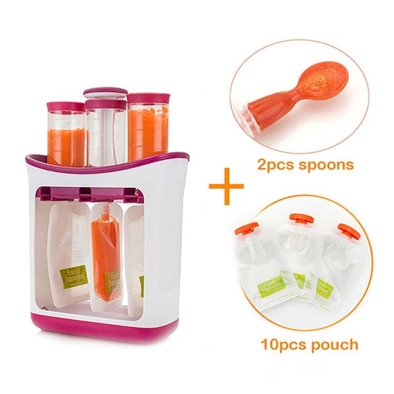 Baby’s Organic Food Maker Set Baby Feeding Baby Food Storage & Mills Set : 10 pouch / 2 spoons|30 pouch / 2 spoons|40 pouch / 2 spoons|10 pcs A machine|10 pcs|30 pcs pouch|2 x 20 pcs pouch|2 x 30 pcs pouch|3 x 30 pcs pouch|5 pcs|50 pouch / 2 spoons|20 pcs pouch