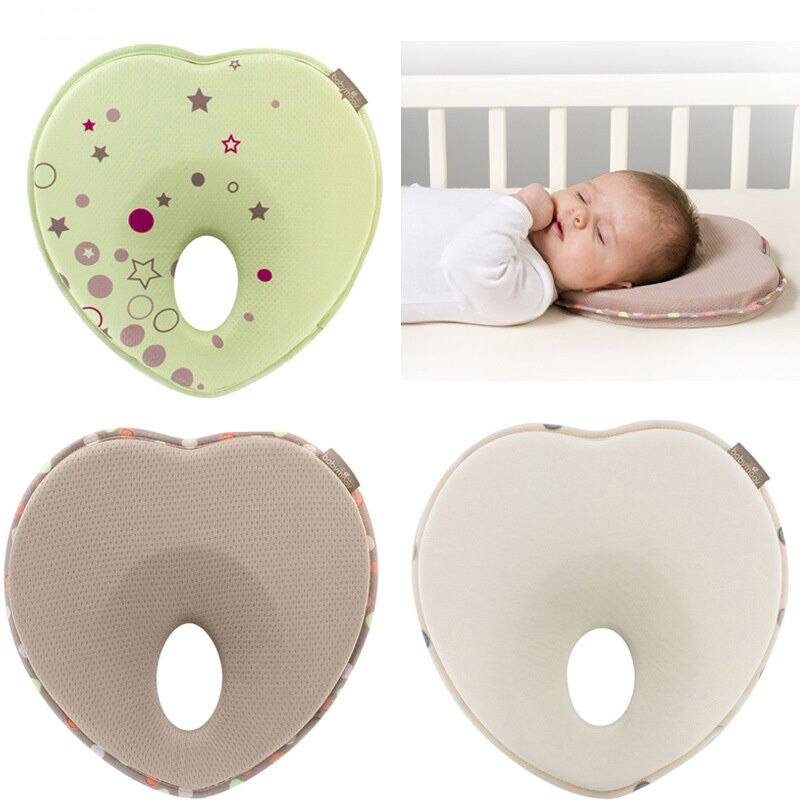 Anti-Flat Head Baby Crib Pillow