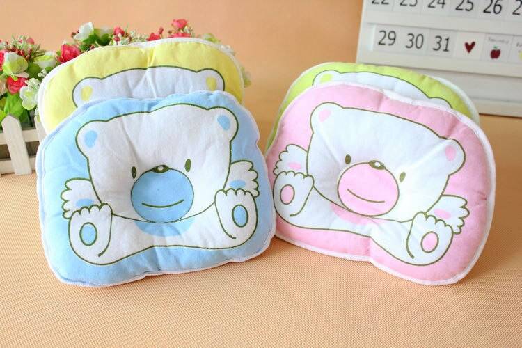 Anti-Flat Head Baby Crib Pillow