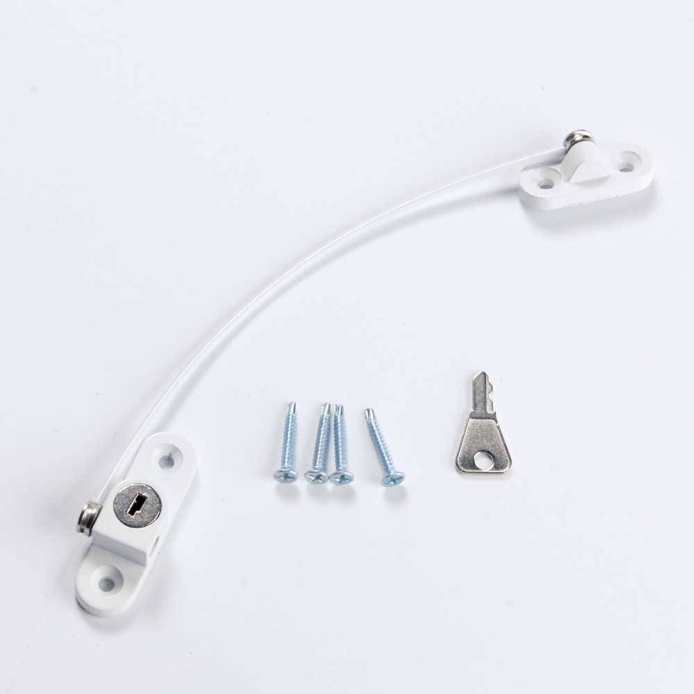 Stainless Steel Safety Window's Lock Baby Safety Cabinet Locks & Straps Color : Silver