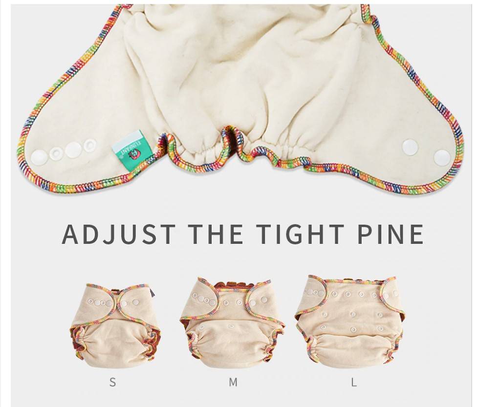 Reusable Hemp and Cotton Diaper