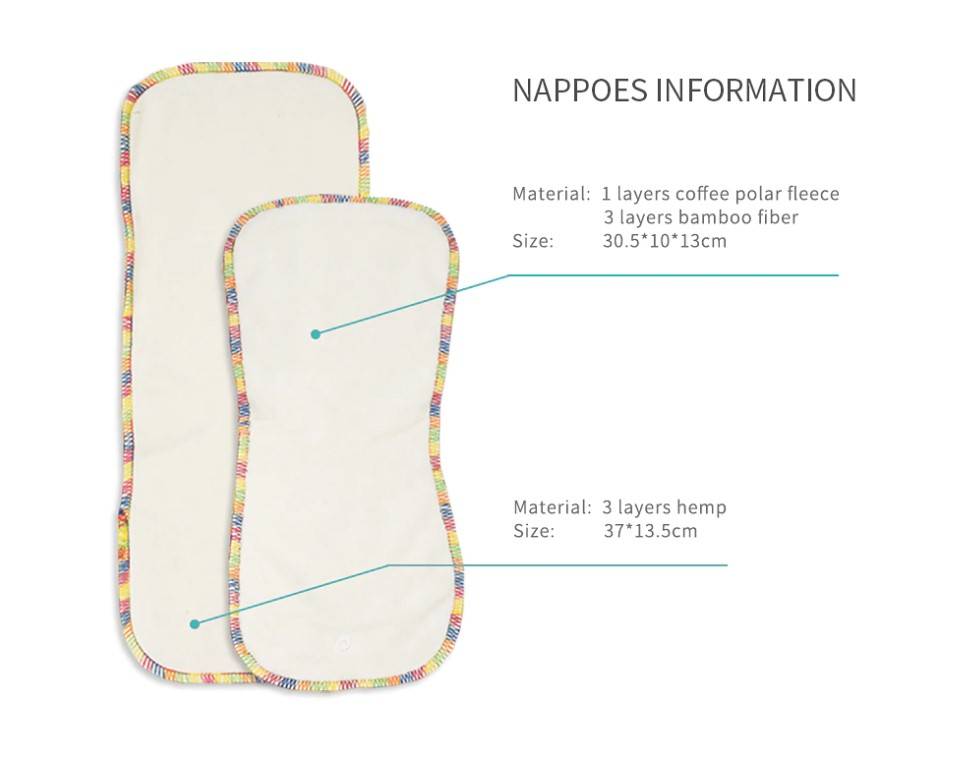 Reusable Hemp and Cotton Diaper