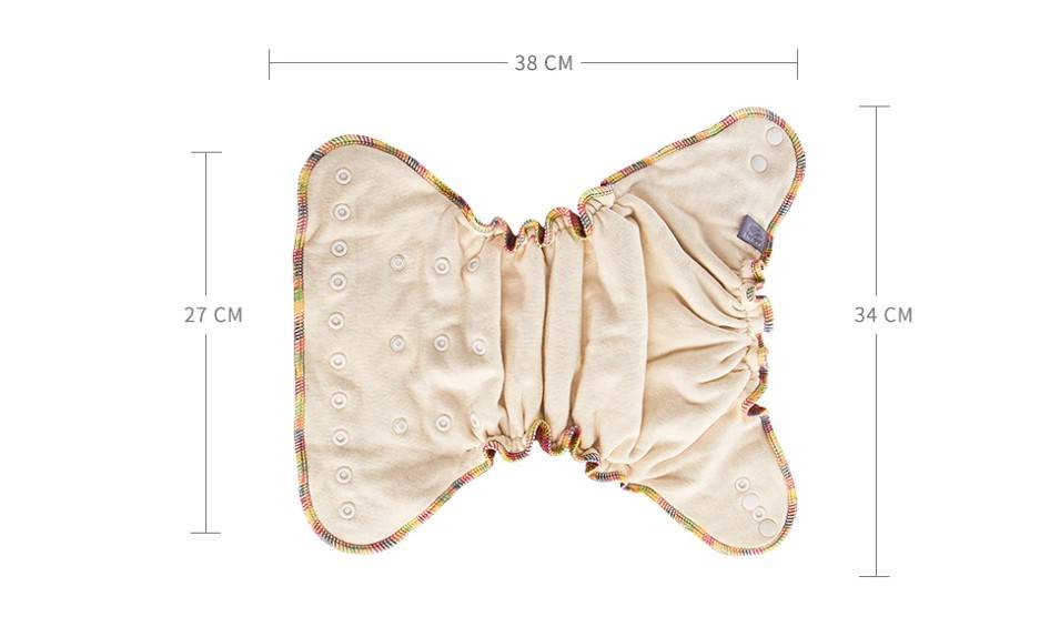 Reusable Hemp and Cotton Diaper