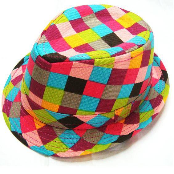 Colorful Kids Fedora Hat