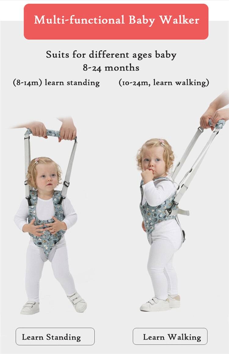 Cartoon Printed Multifunctional Baby Walker