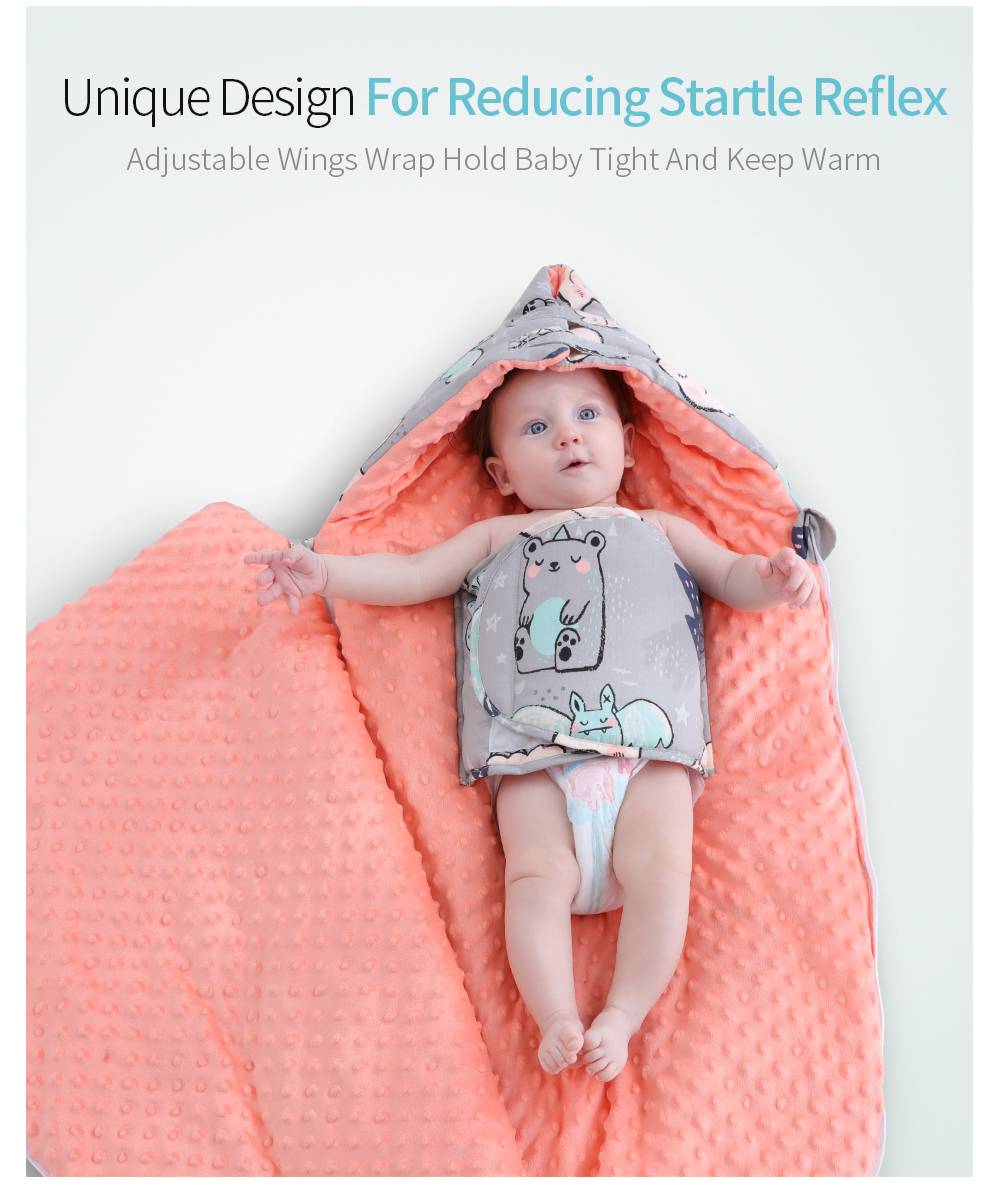 Baby Sleeping Bag Cartoon Animals Print