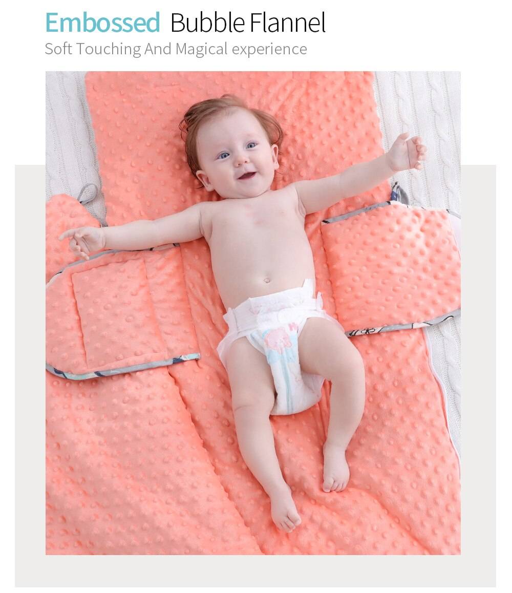 Baby Sleeping Bag Cartoon Animals Print