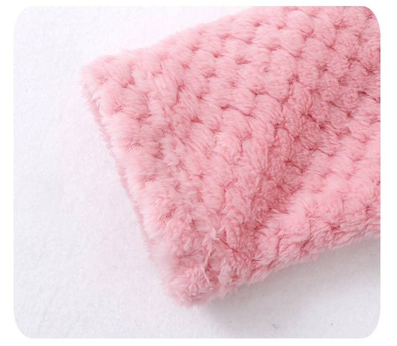 Winter Kid's Flannel Warm Bathrobe