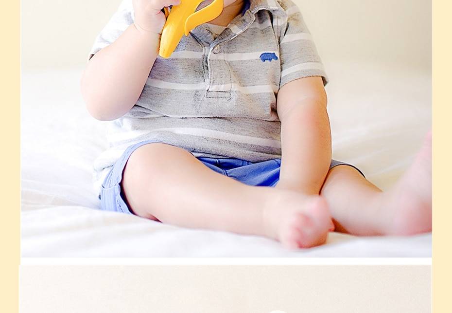 Banana Shaped Silicone Toothbrush