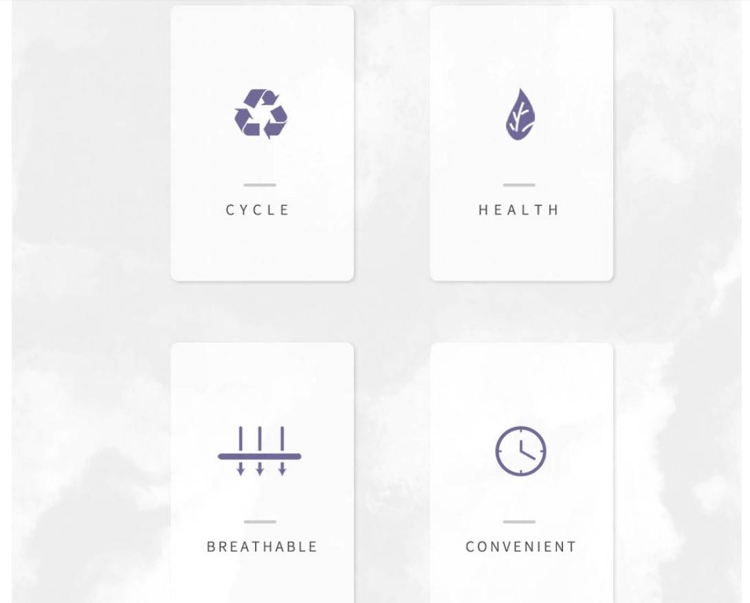 3 Layers Hemp and Cotton Diaper Insert 10 Pcs Set