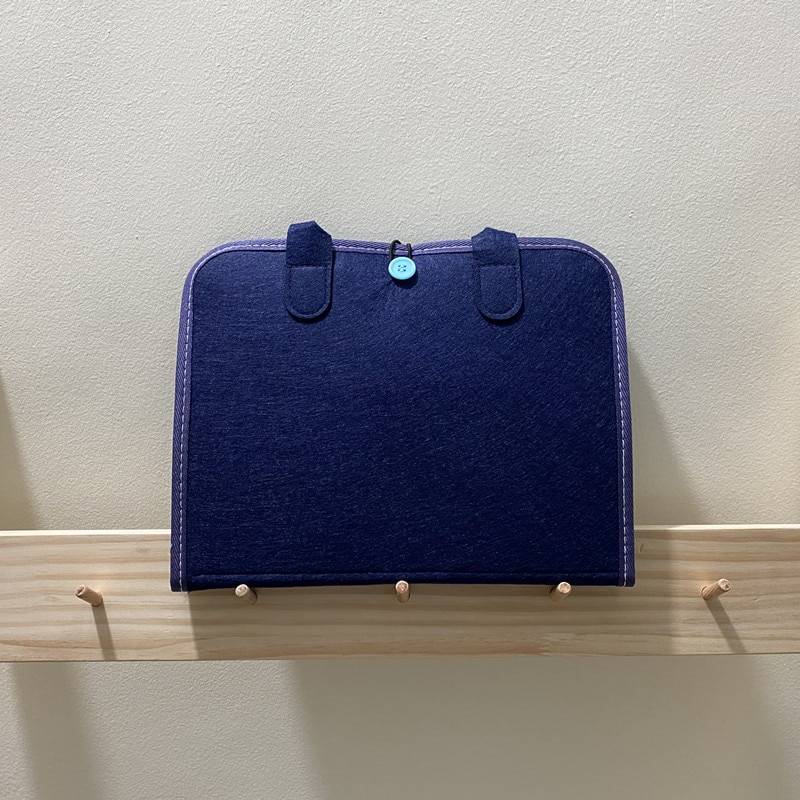 Montessori Busy Board Early Educational Toy for Kids Toys Color : Deep Blue