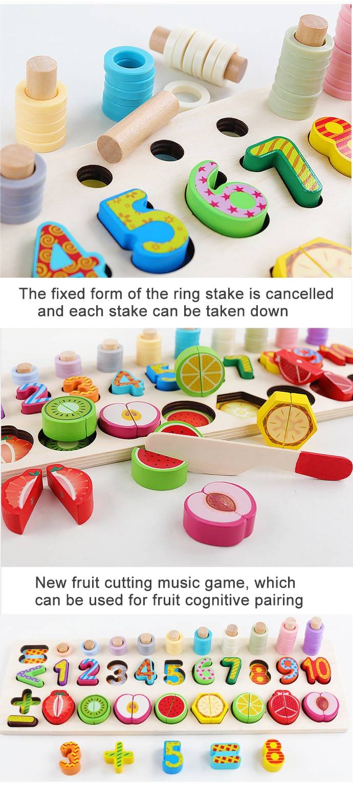 Montessori Educational Wooden Board for Kids