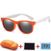 UV 400 Kid’s Polarized Sunglasses Baby Care Sun Protection Essentials Lenses Color : pink green|pink yellow|yellow pink|yellow blue|blue yellow|navy blue pink|light blue pink|green orange|orange white|red white|purple yellow|white red|black red|black white|black yellow|bright black|matte black|green pink|pink pink UV 400 Polarized Kids Sunglasses With Flexible Silicone Frame