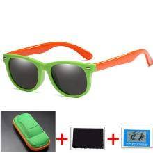 UV 400 Kid’s Polarized Sunglasses Baby Care Sun Protection Essentials Lenses Color : pink green|pink yellow|yellow pink|yellow blue|blue yellow|navy blue pink|light blue pink|green orange|orange white|red white|purple yellow|white red|black red|black white|black yellow|bright black|matte black|green pink|pink pink UV 400 Polarized Kids Sunglasses With Flexible Silicone Frame