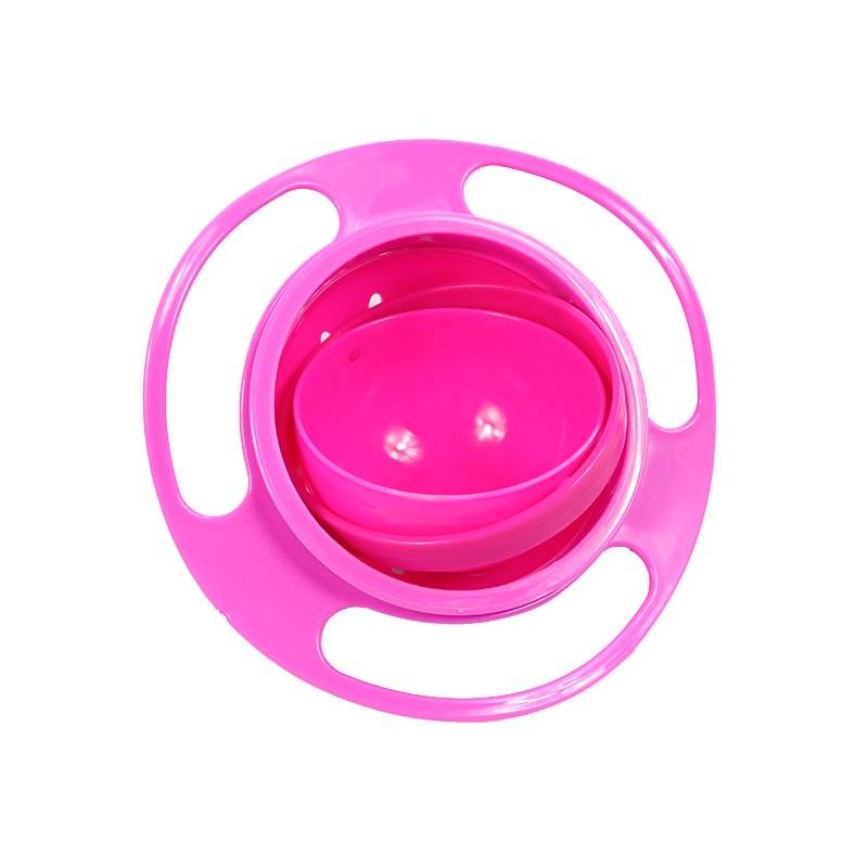 Baby's Rotating Plastic Bowl