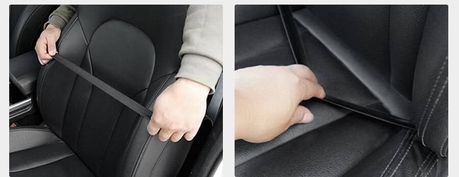 Protective Car Seat Back Cover and Organizer