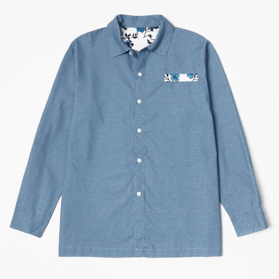 Blue Floral Matching Family Set