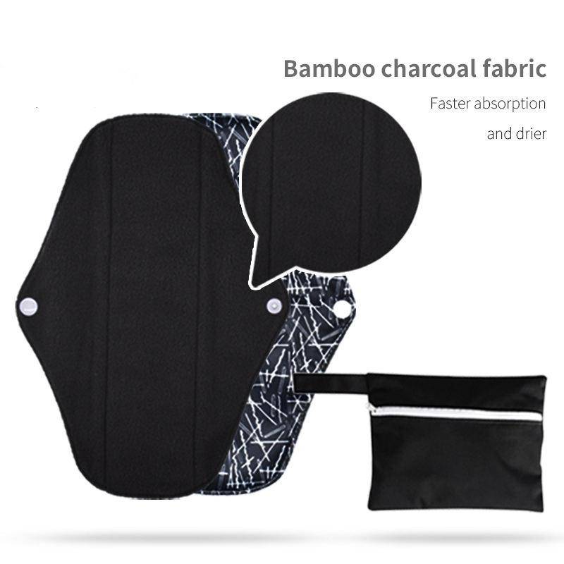Washable and Reusable Menstrual Pads Postpartum Care Essentials Pregnancy & Maternity Color : 5 Pcs Mix colors|BLACK 5|BLACK 10|Feather 5|Stripe 5|Lace 5|Flamingo 5|Feather 10|Stripe 10|Lace 10|Flamingo 10 Washable and Reusable Menstrual Pads