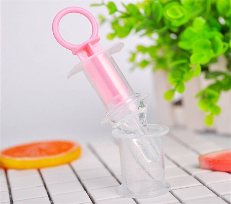Baby’s Medicine Feeding Needle Dispenser Baby Care Baby Feeding Feeding Utensils Grooming & Health Care Kits Color : White|Blue|Pink