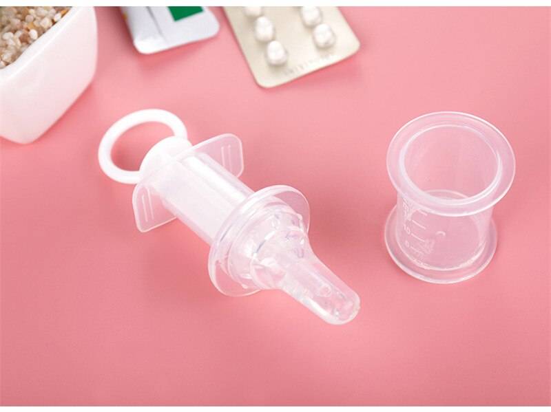 Baby’s Medicine Feeding Needle Dispenser Baby Care Baby Feeding Feeding Utensils Grooming & Health Care Kits Color : White|Blue|Pink