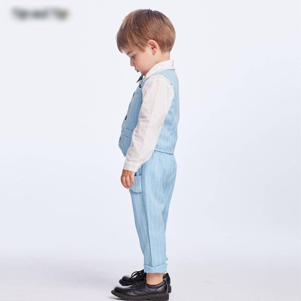 3 Piece Suit For Baby Boy Baby & Kids Apparel Color : Beige|Black|Blue|Sky Blue|Brown|Gold|Gray|Sky blue|Green|Pink|Red|Yellow 3 Piece Suit For Baby Boy