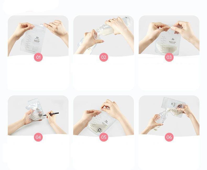 Breast Milk Storage Bags Baby Feeding Breast Pumps & Accessories Breastfeeding Pregnancy & Maternity Color : 30pc|60pc Breast Milk Storage Bags